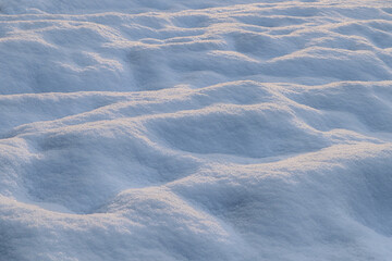 Beautiful snow as background, closeup view. Winter weather