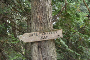 Cape Flattery Sign