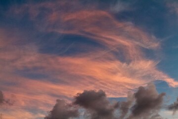 clouds at sunset
