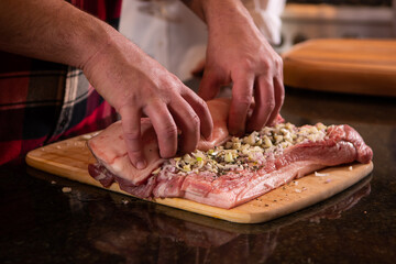 How to cook a Roasted Stuffed Pork loin