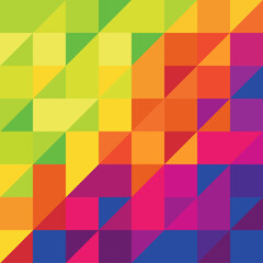 Multi-colored Abstract Geometric Background.