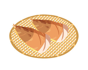 筍　ざる　線無し