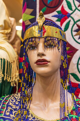Africa, Egypt, Cairo. Mannequins at a clothing store in Cairo.