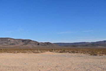 Fototapeta na wymiar Landscape shot in the desert