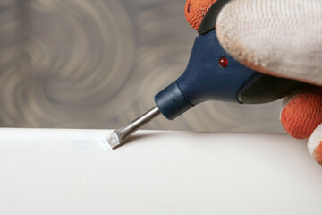 restoration and repair of wooden furniture with wax