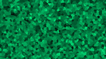 Crystalize mosaic background. Green.