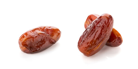 Dates isolated on white background