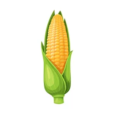Fotobehang Ear of corn icon © setory
