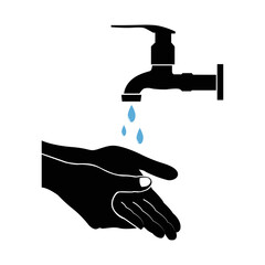 Hand washing  vector graphics