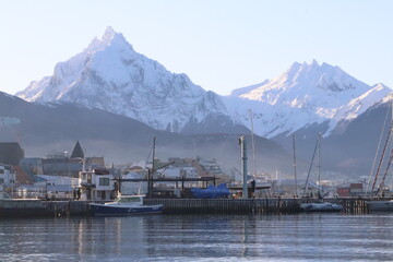 Monte Olivia and Cerro Cinco Hermanos, Ushuaia.