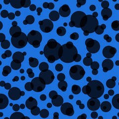 Abstract seamless pattern with monochrome balls.Illustration of overlapping dots pattern for background abstract.Polka dots ornament.Good for invitation,poster,card,flyer,banner,textile,fabric