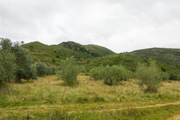 Fototapeta na wymiar Landscape view of Serra de Aire, Portugal