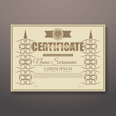 Modern certificate