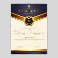 Modern certificate