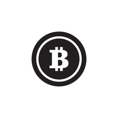 bitcoin icon symbol sign vector