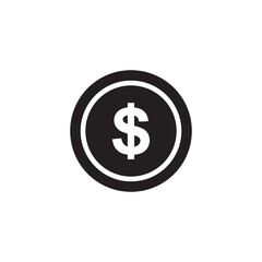 dollar icon symbol sign vector