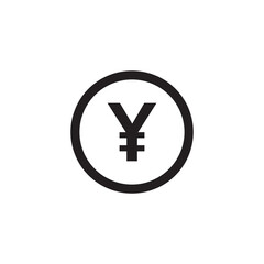 Fototapeta premium yen icon symbol sign vector