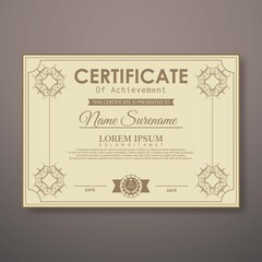 Modern certificate