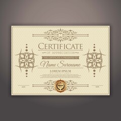 Modern certificate