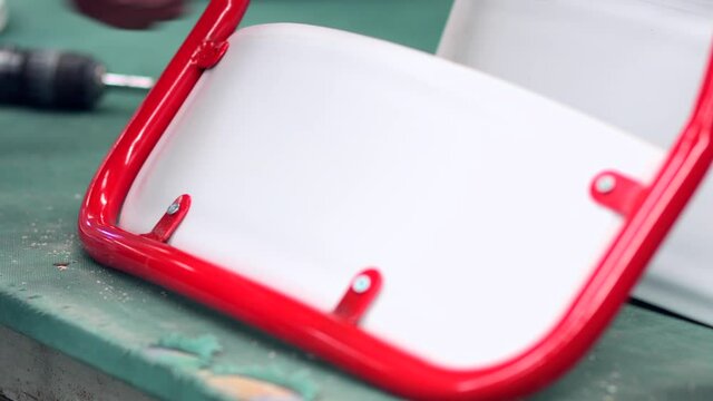 Iron Chair production factory.