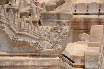 Myanmar, historic Bagan. Ananda Temple aka Ananda Phaya.