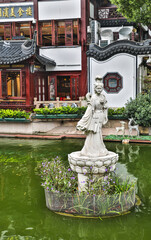 Asia, China, Shanghai, Park Near the City God Temple