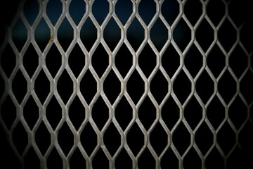 Fototapeta premium Closeup of wire-mesh net 