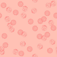 Two Mandalas peach_TaraWhite