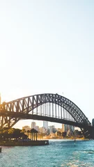 Printed kitchen splashbacks Sydney harbour bridge