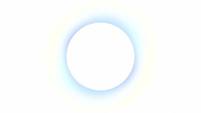 round gradient sphere aura shine with intense neon  fluorescent color moon sun