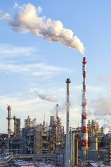 Khabarovsk oil ( petroleum ) refinery. The leading manufacturer of motor and boiler fuel in the russian far East.