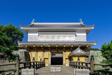 鶴丸城跡御楼門　鹿児島県鹿児島市