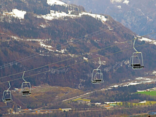 Chairlift Amden (Talstat. Niederschlag)-Nidederschlag or Die Sesselbahn Mattstock oder...