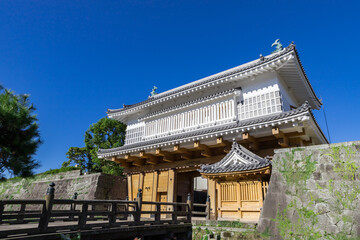 Obraz premium 鶴丸城跡御楼門 鹿児島県鹿児島市