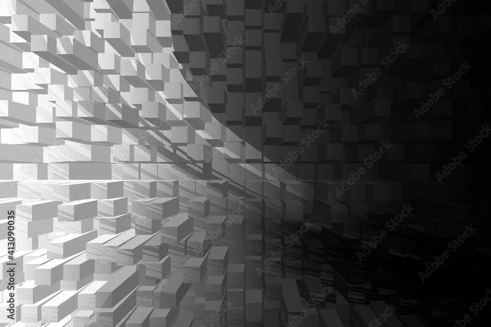 Poster abstract background with squares