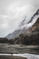 The lake and the clouds