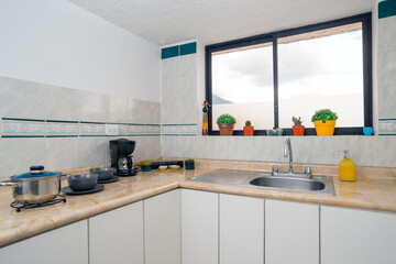 modern kitchen interior