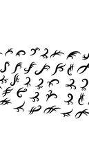 vector swirl elements are suitable for your creative.