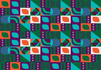 geometry background for wallpaper, website and cover. bauhaus style