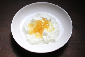 ジャムとヨーグルト