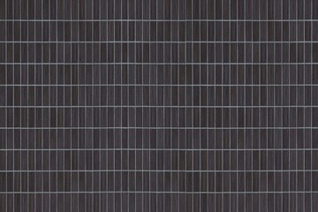 Modern black mosaic tile wall pattern and background seamless