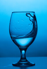 water in glass