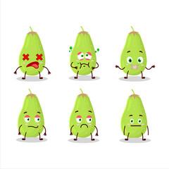 Bilimbi cartoon in character with nope expression