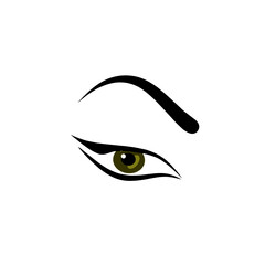 Vector illustration of eyes icon