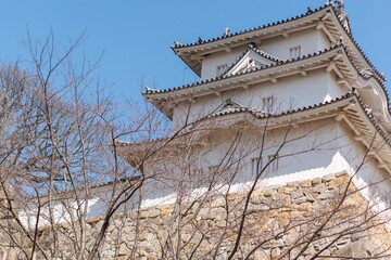 Naklejka premium 明石城の天守閣跡