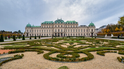 Naklejka premium Schloss Belvedere in Wien 