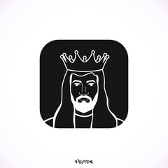 King arabian man vector illustration design