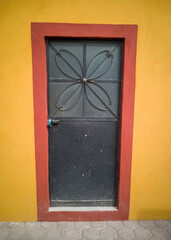 Doors, wall, facades, windows in a village
