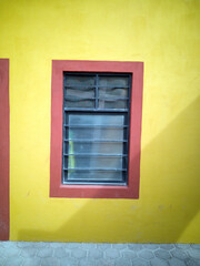 Doors, wall, facades, windows in a village