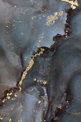 Alcohol ink art.Mixing liquid paints. Modern, abstract colorful background, wallpaper. Marble texture.Translucent colors